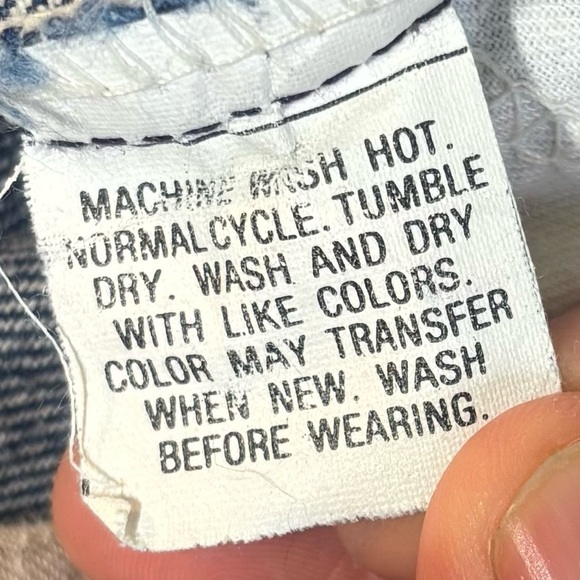 Vintage 70's Levi's Orange Tab 536 Boot Cut Dark Wash Jeans 40x30 - Picture 12 of 13